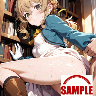 サイレント〇ィッチ モニカ風 ポスター アニメ エロ 美乳 グラビア ファンアート 同人アート 1121 (25)