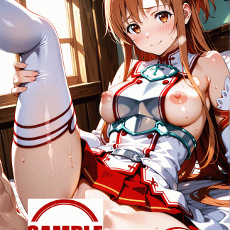 SA〇 結城アスナ風 ポスター アニメ エロ 美乳 グラビア ファンアート 同人アート 1119 (24)