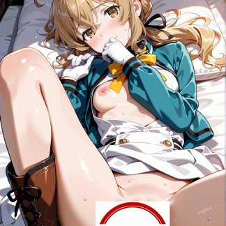 サイレント〇ィッチ モニカ風 ポスター アニメ エロ 美乳 グラビア ファンアート 同人アート 1121 (33)