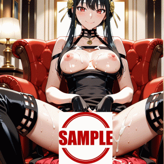 スパ〇ファミリー ヨルフォージャー風 ポスター アニメ エロ 美乳 グラビア ファンアート 同人アート 1031 (28)