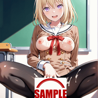 バン〇リ！（MyGO!!!!!）三角 初華風 ポスター アニメ エロ 美乳 グラビア ファンアート 同人アート 1106 (16)