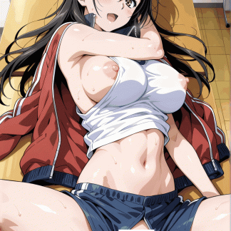 とある科〇のレールガン 吹寄 制理風 ポスター アニメ エロ 美乳 グラビア ファンアート 同人アート 0421 (52)