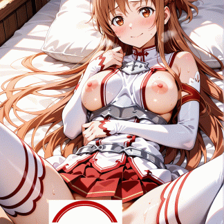 SA〇 結城アスナ風 ポスター アニメ エロ 美乳 グラビア ファンアート 同人アート 1119 (38)