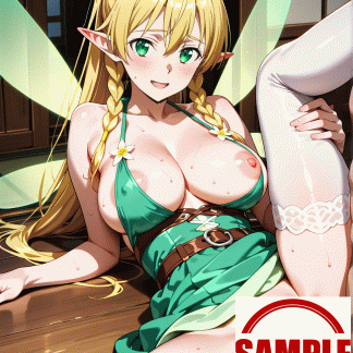 SA〇 リーファ風 ポスター アニメ エロ 美乳 グラビア ファンアート 同人アート 1124 (23)