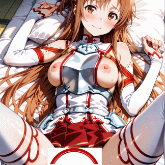 SA〇 結城アスナ風 ポスター アニメ エロ 美乳 グラビア ファンアート 同人アート 1119 (35)
