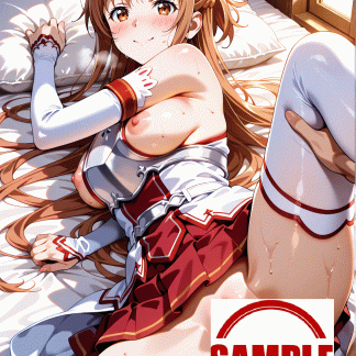SA〇 結城アスナ風 ポスター アニメ エロ 美乳 グラビア ファンアート 同人アート 1119 (30)