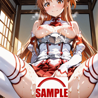SA〇 結城アスナ風 ポスター アニメ エロ 美乳 グラビア ファンアート 同人アート 1119 (8)