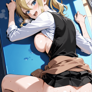 かぐ〇様は告らせたい 早坂 愛風 ポスター アニメ エロ 美乳 グラビア ファンアート 同人アート 1219 (27)