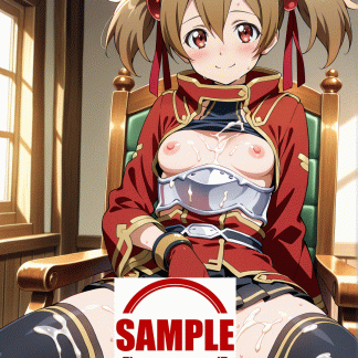 SA〇 シリカ風 ポスター アニメ エロ 美乳 グラビア ファンアート 同人アート 1123 (2)