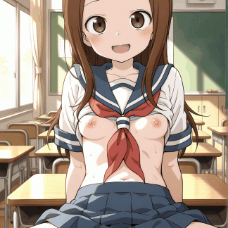 からか〇上手の高木さん 高木さん風 イラストリアス ポスター アニメ エロ 美乳 グラビア ファンアート 同人アート 0313 (20)