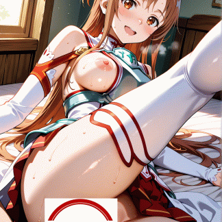 SA〇 結城アスナ風 ポスター アニメ エロ 美乳 グラビア ファンアート 同人アート 1119 (42)