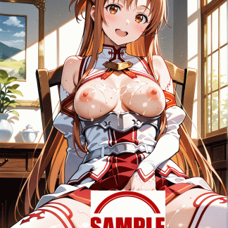 SA〇 結城アスナ風 ポスター アニメ エロ 美乳 グラビア ファンアート 同人アート 1119 (12)