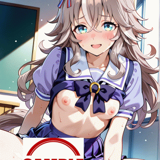 ウマ〇 ワンダーアキュート風 ポスター アニメ エロ 美乳 グラビア ファンアート 同人アート 0728 (16)