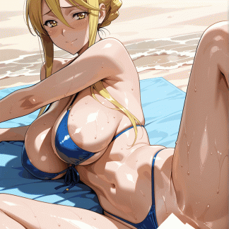 ハイスクールオブ〇デット 鞠川 静香風 ポスター アニメ エロ 美乳 グラビア ファンアート 同人アート 0527 (22)