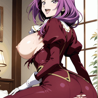 コードギア〇 コーネリア風 ポスター アニメ エロ 美乳 グラビア ファンアート 同人アート 0507 (42)