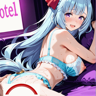 ウマ〇 メジロアルダン風 ポスター アニメ エロ 美乳 グラビア ファンアート 同人アート 0727 (11)