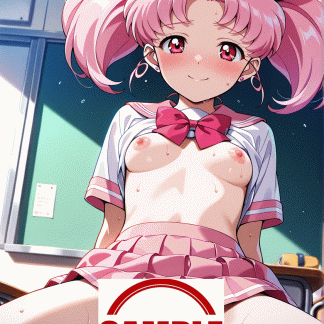 セーラームー〇 ミニウサ風 ポスター アニメ エロ 美乳 グラビア ファンアート 同人アート 0918 (30)