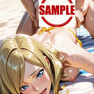 コードギア〇 ミレイ アッシュフォード風 ポスター アニメ エロ 美乳 グラビア ファンアート 同人アート 0715 (01)