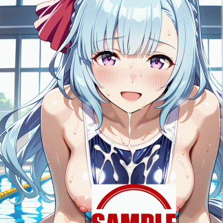 ウマ〇 メジロアルダン風 ポスター アニメ エロ 美乳 グラビア ファンアート 同人アート 0807 (6)