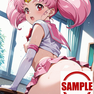 セーラームー〇 ミニウサ風 ポスター アニメ エロ 美乳 グラビア ファンアート 同人アート 0922 (26)