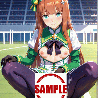 ウマ〇 サイレンススズカ風 ポスター アニメ エロ 美乳 グラビア ファンアート 同人アート 1020 (9)