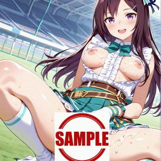 ウマ〇 メジロドーベル風 ポスター アニメ エロ 美乳 グラビア ファンアート 同人アート 1018 (14)