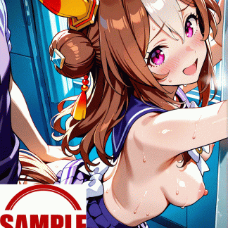 ウマ〇 コパノリッキー風 ポスター アニメ エロ 美乳 グラビア ファンアート 同人アート 0730 (16)