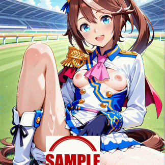 ウマ〇 トウカイテイオー風 ポスター アニメ エロ 美乳 グラビア ファンアート 同人アート 1010(8)