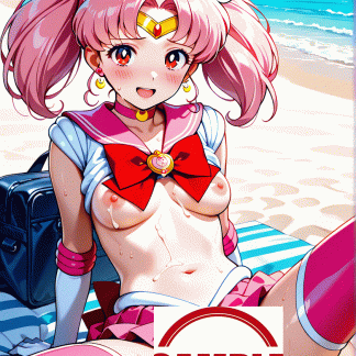 セーラームー〇 ミニウサ風 ポスター アニメ エロ 美乳 グラビア ファンアート 同人アート 0803 (5)