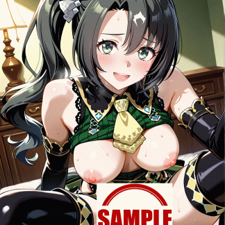 ウマ〇 サトノクラウン風 ポスター アニメ エロ 美乳 グラビア ファンアート 同人アート 1010(29)