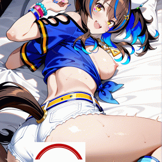 ウマ〇 ダイタクヘリオス風 ポスター アニメ エロ 美乳 グラビア ファンアート 同人アート 1027 (25)