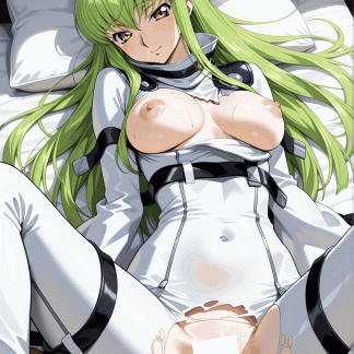 コードギア〇 C.C.風 ポスター アニメ エロ 美乳 グラビア ファンアート 同人アート 0507 (115)