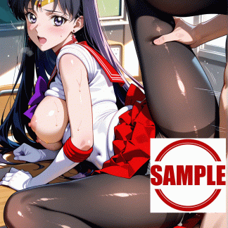 セーラームー〇 日野 レイ風 ポスター アニメ エロ 美乳 グラビア ファンアート 同人アート 1016(10)