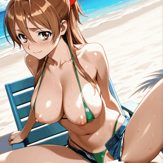 ハイスクールオブ〇デット 宮本 麗風 ポスター アニメ エロ 美乳 グラビア ファンアート 同人アート 0527 (26)