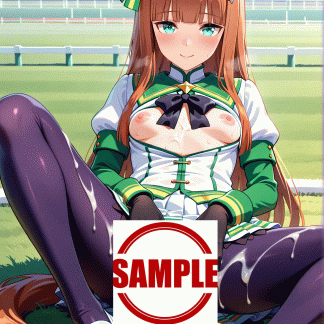 ウマ〇 サイレンススズカ風 ポスター アニメ エロ 美乳 グラビア ファンアート 同人アート 1020 (3)