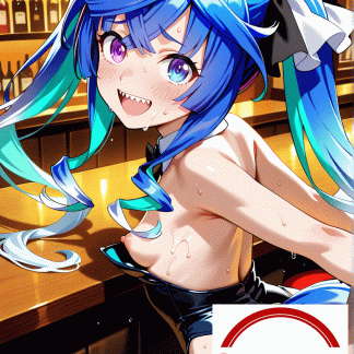 ウマ〇 ツインターボ風 ポスター アニメ エロ 美乳 グラビア ファンアート 同人アート 0818 (6)