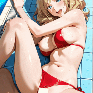 コードギア〇 ミレイ アッシュフォード風 ポスター アニメ エロ 美乳 グラビア ファンアート 同人アート 00507 (12)