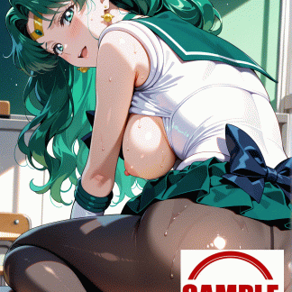 セーラームー〇 海王みちる風 ポスター アニメ エロ 美乳 グラビア ファンアート 同人アート 1013 (2)