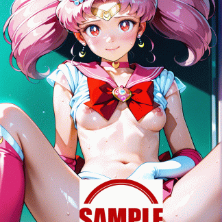 セーラームー〇 ミニウサ風 ポスター アニメ エロ 美乳 グラビア ファンアート 同人アート 0621 (2)