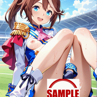 ウマ〇 トウカイテイオー風 ポスター アニメ エロ 美乳 グラビア ファンアート 同人アート 1010(2)