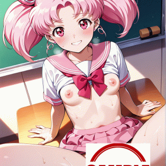 セーラームー〇 ミニウサ風 ポスター アニメ エロ 美乳 グラビア ファンアート 同人アート 0918 (37)