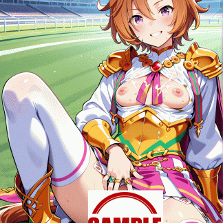 ウマ〇 テイエムオペラオー風 ポスター アニメ エロ 美乳 グラビア ファンアート 同人アート 1114 (4)