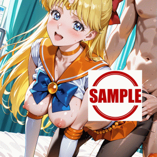 セーラームー〇 愛野 美奈子風 ポスター アニメ エロ 美乳 グラビア ファンアート 同人アート 1010 (16)