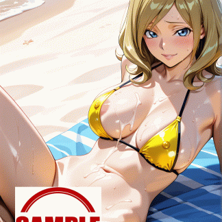 コードギア〇 ミレイ アッシュフォード風 ポスター アニメ エロ 美乳 グラビア ファンアート 同人アート 0715 (2)