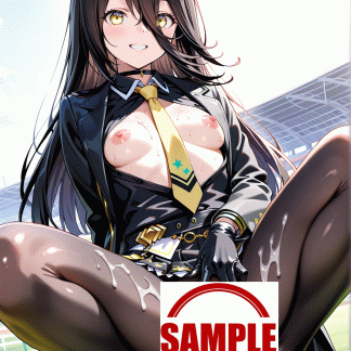 ウマ〇 マンハッタンカフェ風 ポスター アニメ エロ 美乳 グラビア ファンアート 同人アート 1029 (12)