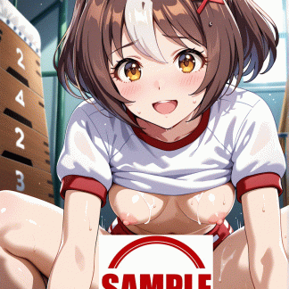 ウマ〇 グランアレグリア風 ポスター アニメ エロ 美乳 グラビア ファンアート 同人アート 0910 (19)