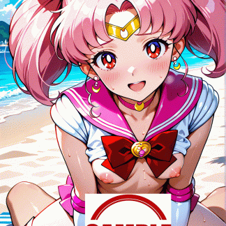 セーラームー〇 ミニウサ風 ポスター アニメ エロ 美乳 グラビア ファンアート 同人アート 0805 (8)