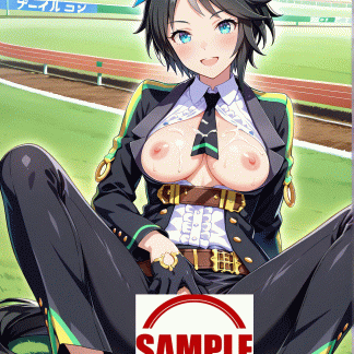 ウマ〇 フジキセキ風 ポスター アニメ エロ 美乳 グラビア ファンアート 同人アート 1107 (6)