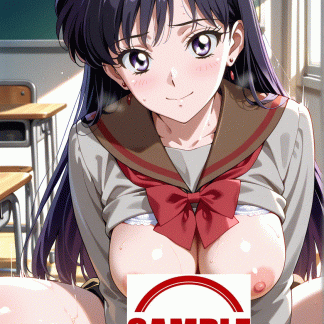 セーラームー〇 日野 レイ風 ポスター アニメ エロ 美乳 グラビア ファンアート 同人アート 0914 (37)
