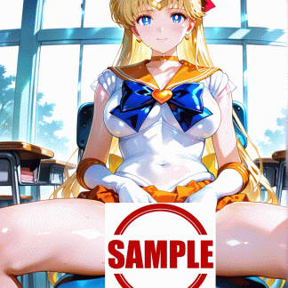 セーラームー〇 愛野 美奈子風 ポスター アニメ エロ 美乳 グラビア ファンアート 同人アート 0414 (3)